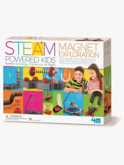 Eksperimenter & Videnskab-4M STEAM Powered Kids Eksperimentsæt Magneter Flerfarvet
