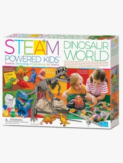 Eksperimenter & Videnskab-4M STEAM Powered Kids Forskersæt Dinosaurer Flerfarvet