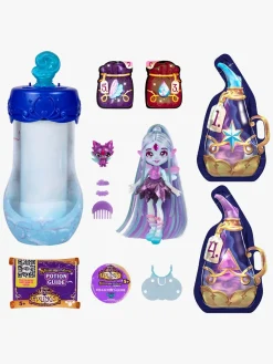 Legetøjsfigurer-MagicMixies Magic Mixies Pixlings Galaxy Hair Legesæt Flyt Blå/Lilla