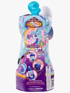 Legetøjsfigurer-MagicMixies Magic Mixies Pixlings Galaxy Hair Legesæt Flyt Blå/Lilla