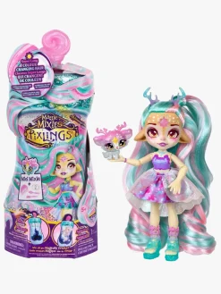 Legetøjsfigurer-MagicMixies Magic Mixies Pixlings Galaxy Hair Legesæt Deerlee Grøn/Lyserød