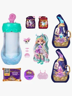 Legetøjsfigurer-MagicMixies Magic Mixies Pixlings Galaxy Hair Legesæt Deerlee Grøn/Lyserød