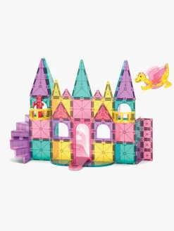 Lærerig Leg-MagnaTiles MAGNA-TILES Castle Deluxe Byggesæt 48 Dele