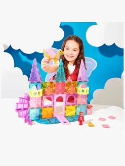 Lærerig Leg-MagnaTiles MAGNA-TILES Castle Deluxe Byggesæt 48 Dele