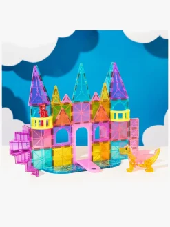 Lærerig Leg-MagnaTiles MAGNA-TILES Castle Deluxe Byggesæt 48 Dele