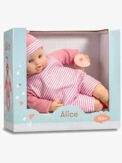 Dukker & Bamser-Magtoys Babydukke Alice 30 Cm Lyserød