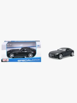 Legetøjsbiler & -Fartøjer-Maisto Dull Black Mercedes-Benz AMG GT Modelbil 1:24 Sort