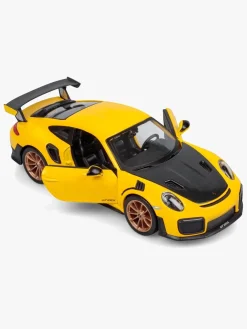 Legetøjsbiler & -Fartøjer-Maisto Porsche 911 GT2 RS Modelbil 1:24 Gul