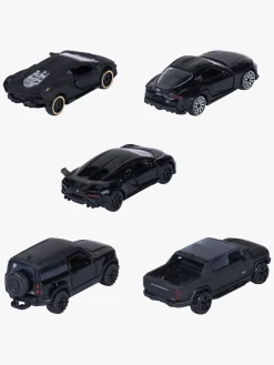 Legetøjsbiler & -Fartøjer-Majorette Biler Gaveæske 5-pak, Sort