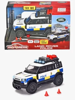 Legetøjsbiler & -Fartøjer-Majorette Grand Series Land Rover Svensk Politibil Flerfarvet