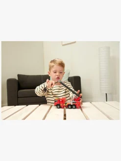 Legetøjsbiler & -Fartøjer-Majorette Grand Series Volvo Brandbil Rød