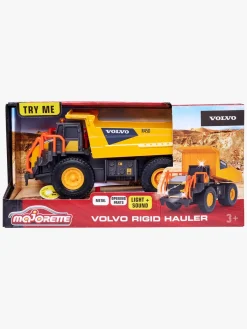 Legetøjsbiler & -Fartøjer-Majorette Grand Series Volvo R45D Ladvogn Gul