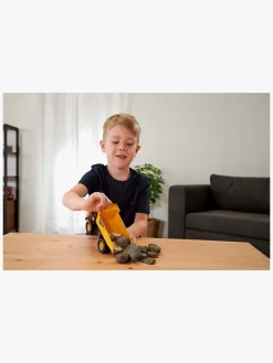 Legetøjsbiler & -Fartøjer-Majorette Grand Series Volvo R45D Ladvogn Gul