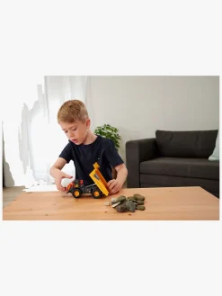 Legetøjsbiler & -Fartøjer-Majorette Grand Series Volvo R45D Ladvogn Gul