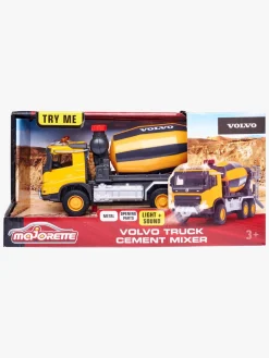 Legetøjsbiler & -Fartøjer-Majorette Grand Series Volvo Cementbil Gul