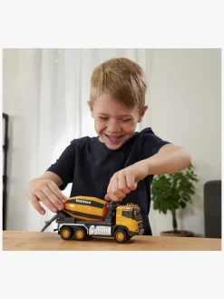 Legetøjsbiler & -Fartøjer-Majorette Grand Series Volvo Cementbil Gul