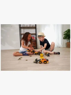 Legetøjsbiler & -Fartøjer-Majorette Grand Series Volvo Cementbil Gul