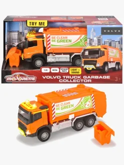Legetøjsbiler & -Fartøjer-Majorette Grand Series Volvo FMX Skraldevogn Orange