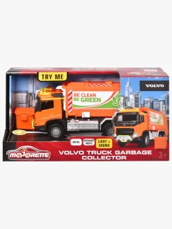 Legetøjsbiler & -Fartøjer-Majorette Grand Series Volvo FMX Skraldevogn Orange