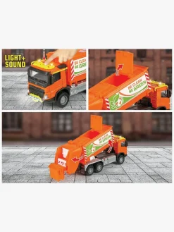 Legetøjsbiler & -Fartøjer-Majorette Grand Series Volvo FMX Skraldevogn Orange