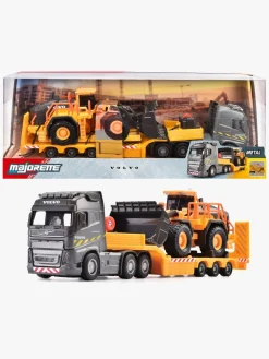 Legetøjsbiler & -Fartøjer-Majorette Volvo FH-16 Lastbil med L350H Hjullaster