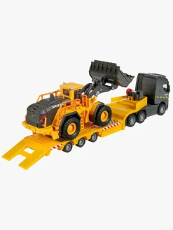 Legetøjsbiler & -Fartøjer-Majorette Volvo FH-16 Lastbil med L350H Hjullaster