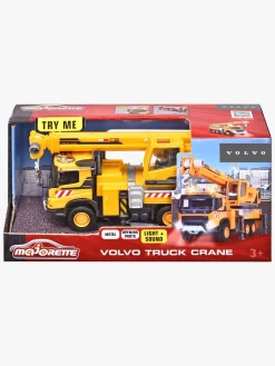 Legetøjsbiler & -Fartøjer-Majorette Volvo Kranbil Gul/Rød