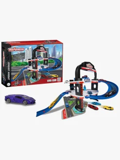 Legetøjsbiler & -Fartøjer-Majorette Volvo Urban Garage m. Bil