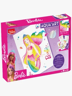 Kreativt Legetøj-Barbie Maped Creativ Akvarelsæt med Skabeloner