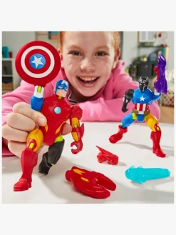 Legetøjsfigurer-MarvelAvengers Marvel Avengers Avengers Mixmashers Figur Captain America Flerfarvet