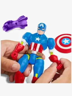Legetøjsfigurer-MarvelAvengers Marvel Avengers Avengers Mixmashers Figur Captain America Flerfarvet