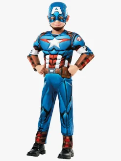 Kostumer & Udklædning-Rubies Marvel Avengers Deluxe Kostume Captain America