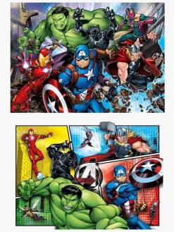 Spil & Puslespil-MarvelAvengers Marvel Avengers Puslespil 2x60 Brikker