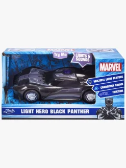 Legetøjsbiler & -Fartøjer-JadaToys Marvel Black Panther Light-Up Bil 1:32