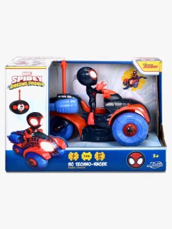 Fjernstyret-JadaToys Marvel Fjernstyret Bil Miles Morales med Figur Rød/Blå