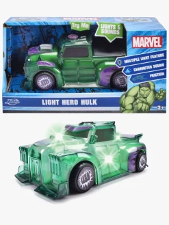 Legetøjsbiler & -Fartøjer-JadaToys Marvel Hulk Black Panther Light-Up Bil 1:32