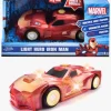Legetøjsbiler & -Fartøjer-JadaToys Marvel Iron Man Black Panther Light-Up Bil 1:32