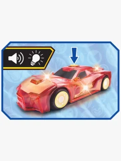 Legetøjsbiler & -Fartøjer-JadaToys Marvel Iron Man Black Panther Light-Up Bil 1:32