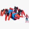 Legetøjsfigurer-MarvelSpiderMan Marvel Spider-Man Crawl 'n Blast Spider Transportmiddel med Figur