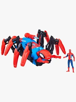 Legetøjsfigurer-MarvelSpiderMan Marvel Spider-Man Crawl 'n Blast Spider Transportmiddel med Figur
