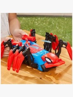 Legetøjsfigurer-MarvelSpiderMan Marvel Spider-Man Crawl 'n Blast Spider Transportmiddel med Figur