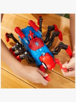 Legetøjsfigurer-MarvelSpiderMan Marvel Spider-Man Crawl 'n Blast Spider Transportmiddel med Figur