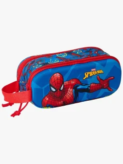 Kreativt Legetøj-Spiderman Marvel Spider-Man 3D Dobbelt Penalhus, Blå