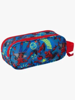 Kreativt Legetøj-Spiderman Marvel Spider-Man 3D Dobbelt Penalhus, Blå