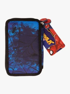 Kreativt Legetøj-MarvelSpiderMan Marvel Spider-Man Dobbelt Penalhus, Blå