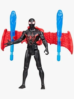 Legetøjsfigurer-MarvelSpiderMan Marvel Spider-Man Epic World of Actionfigur med Bil - Miles Morales Remix Blast-Racer