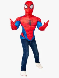 Kostumer & Udklædning-MarvelSpiderMan Marvel Spider-Man Kostume Overdel med Maske