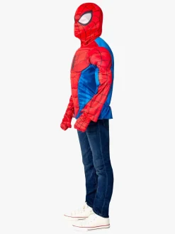 Kostumer & Udklædning-MarvelSpiderMan Marvel Spider-Man Kostume Overdel med Maske