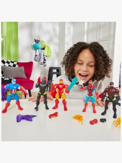 Legetøjsfigurer-MarvelSpiderMan Marvel Spider-Man Mixmashers Figur Miles Morales Flerfarvet