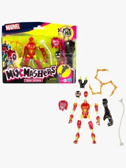 Legetøjsfigurer-MarvelSpiderMan Marvel Spider-Man Mixmashers Figur Iron Spider Delux Flerfarvet